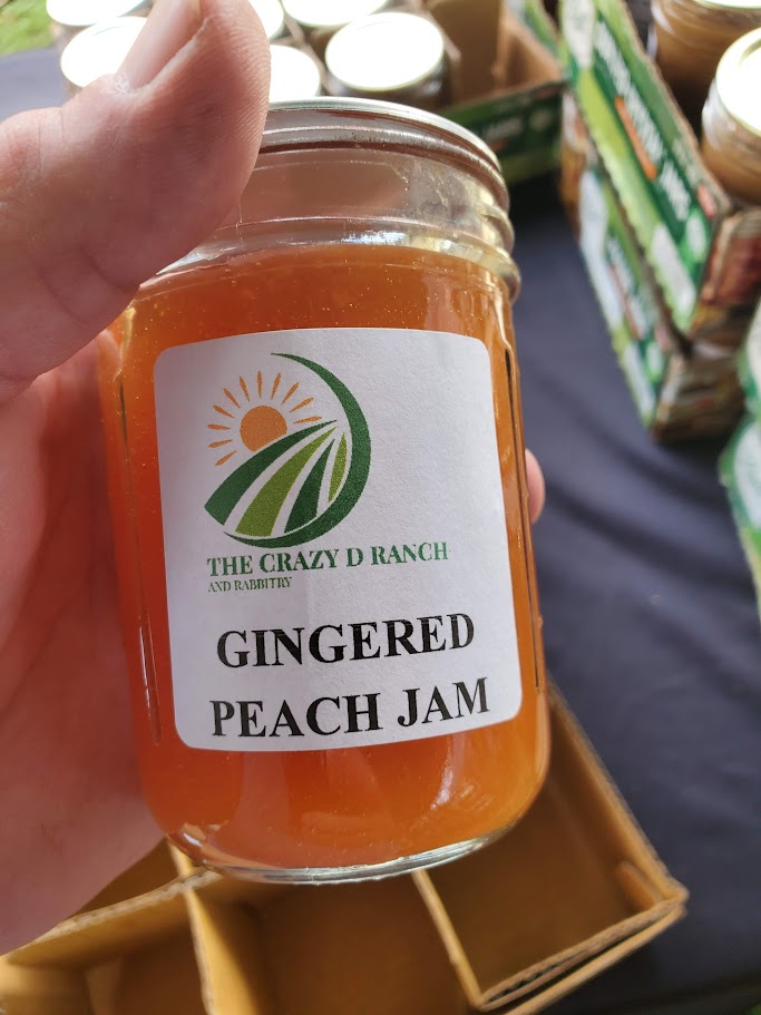 Gingered Peach Jam